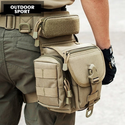 800D Waterproof Outdoor Military Pocket Leg Bag