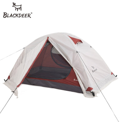 Double Layer Waterproof Outdoor Camping 4 Season Tent With Snow Skirt