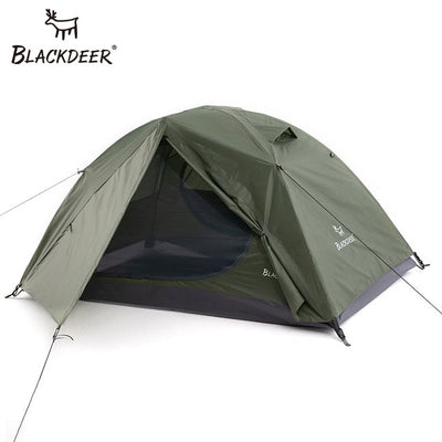 Double Layer Waterproof Outdoor Camping 4 Season Tent With Snow Skirt