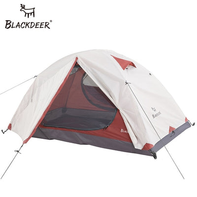 Double Layer Waterproof Outdoor Camping 4 Season Tent With Snow Skirt