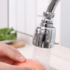 Innovative Kitchen Faucet ABS + Stainless Steel Splash-Proof Universal Tap Shower