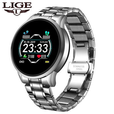 Luxury Smart Watch Women Waterproof Sports Fitness Tracker