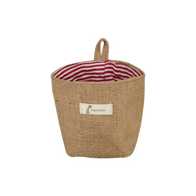 Hanging Storage Box Jute Cotton Basket