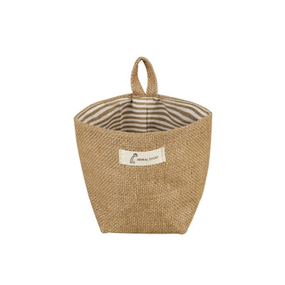 Hanging Storage Box Jute Cotton Basket