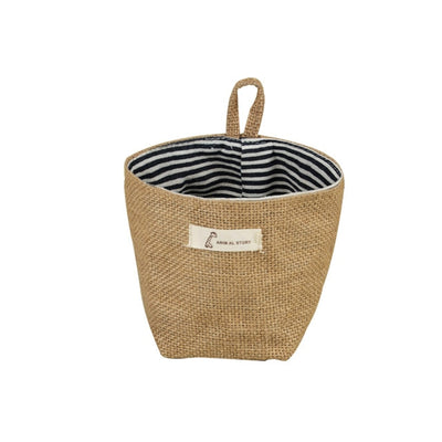 Hanging Storage Box Jute Cotton Basket