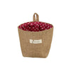 Hanging Storage Box Jute Cotton Basket