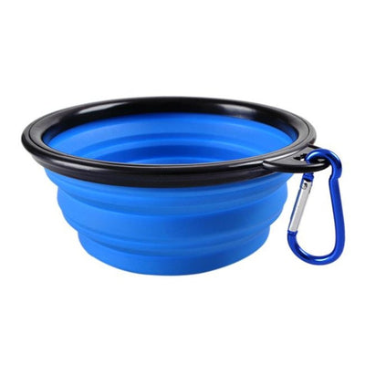 Foldable Collapsible Cat Dog Travel Silicone Bowl