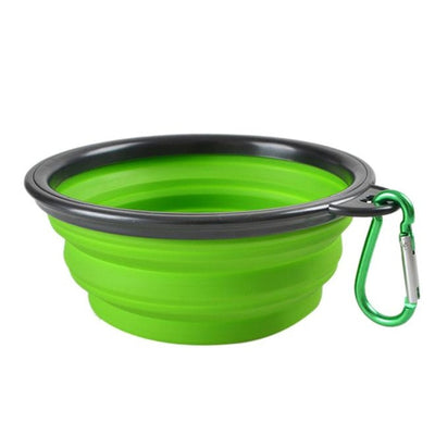 Foldable Collapsible Cat Dog Travel Silicone Bowl