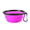 Foldable Collapsible Cat Dog Travel Silicone Bowl