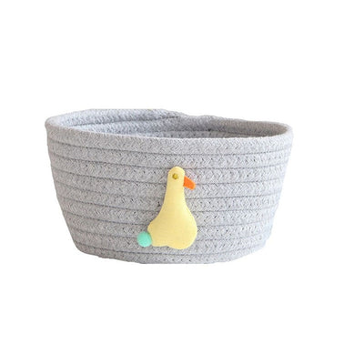 Cartoon Animals Hand Woven Storage Basket