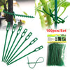 100pcs Reusable 13cm Plastic Plant Support Clips