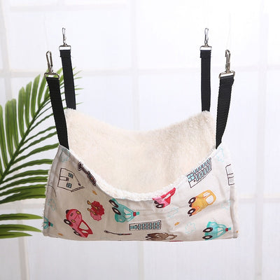 Pet Hammock Cotton Mouse Ferrets Guinea Pig Cat Hanging Bed for Cats