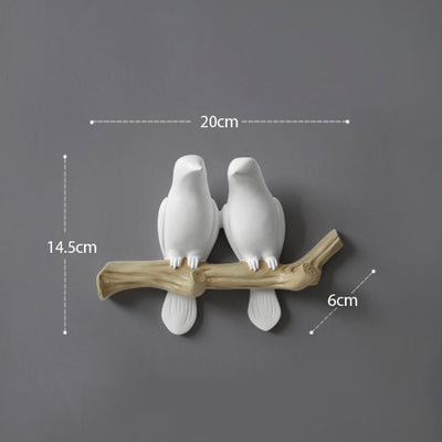 Wall Decoration Living Room Hanger Resin Bird hanger