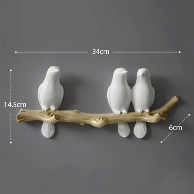 Wall Decoration Living Room Hanger Resin Bird hanger