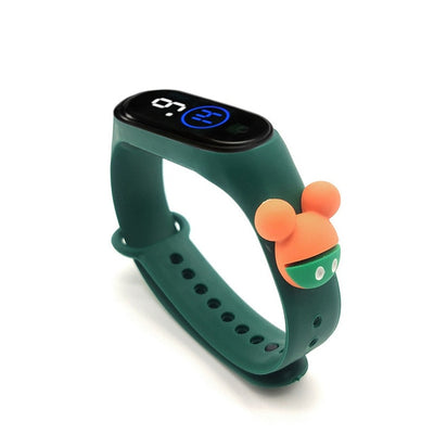 Cute Silicone Strap Kids Sports Watch