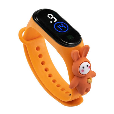 Cute Silicone Strap Kids Sports Watch