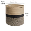 Cutelife Cotton Woven Rattan Storage Basket