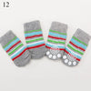 4pcs Warm Puppy Dog Socks Soft Pet Knits Socks