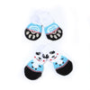 4pcs Warm Puppy Dog Socks Soft Pet Knits Socks