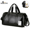 Leather Sports Bags Dry Wet Bags