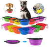 Foldable Collapsible Cat Dog Travel Silicone Bowl