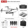 4K Dual HD Camera Motor Foldable Quadcopter RC Distance 1200M