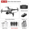 4K Dual HD Camera Motor Foldable Quadcopter RC Distance 1200M