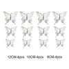 12pcs/set 3D Hollow Butterfly Wall Stickers