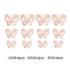 12pcs/set 3D Hollow Butterfly Wall Stickers