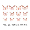 12pcs/set 3D Hollow Butterfly Wall Stickers