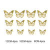 12pcs/set 3D Hollow Butterfly Wall Stickers