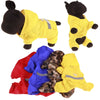 Pet Cat Dog Raincoat Hooded Reflective Puppy Dog Rain Coat