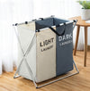 Dirty Clothes Storage Basket Three Grid Organizer Basket