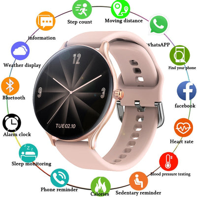 Full screen touch Ladies Smart watch