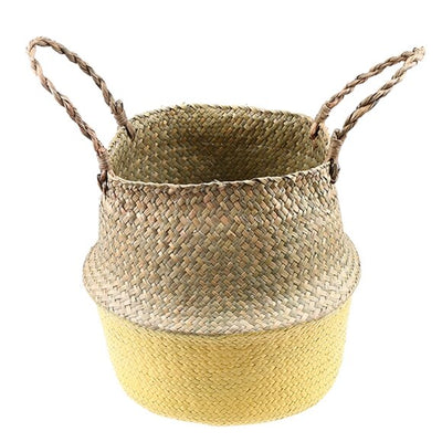 Handle Seagrass Laundry Basket