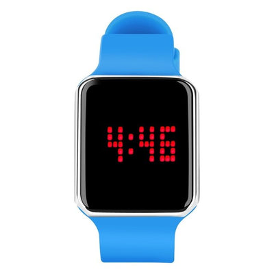 Unisex Square Large Face LED Digital Watch