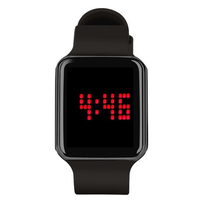 Unisex Square Large Face LED Digital Watch