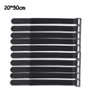 10 PC 20*500mm Reusable Fastening Bike Tie