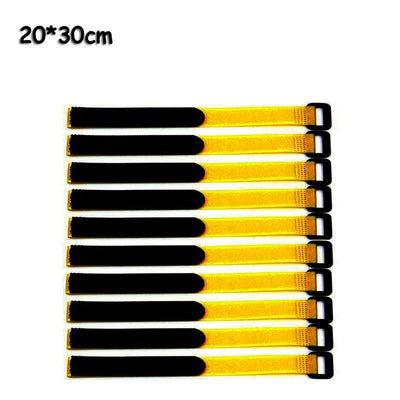 10 PC 20*500mm Reusable Fastening Bike Tie