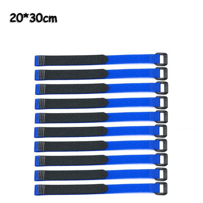 10 PC 20*500mm Reusable Fastening Bike Tie